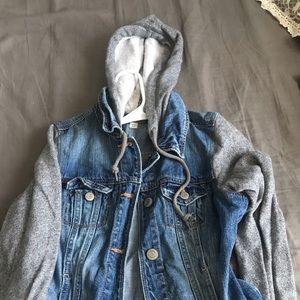 Hoodie jean jacket